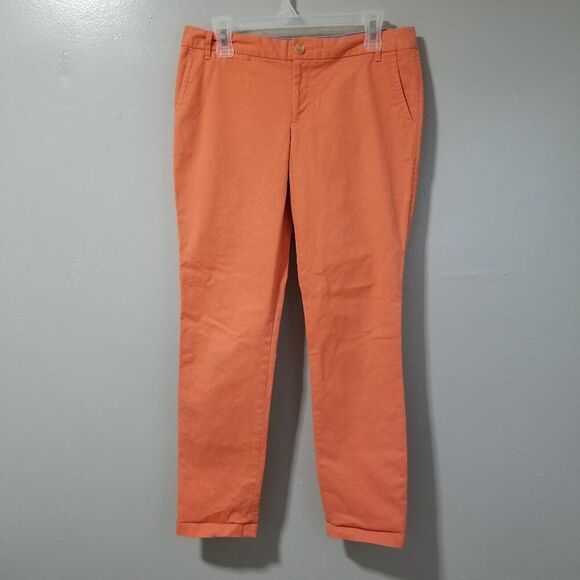 Banana Republic Ryan Fit Orange Pants Skinny 4 - Picture 1 of 7